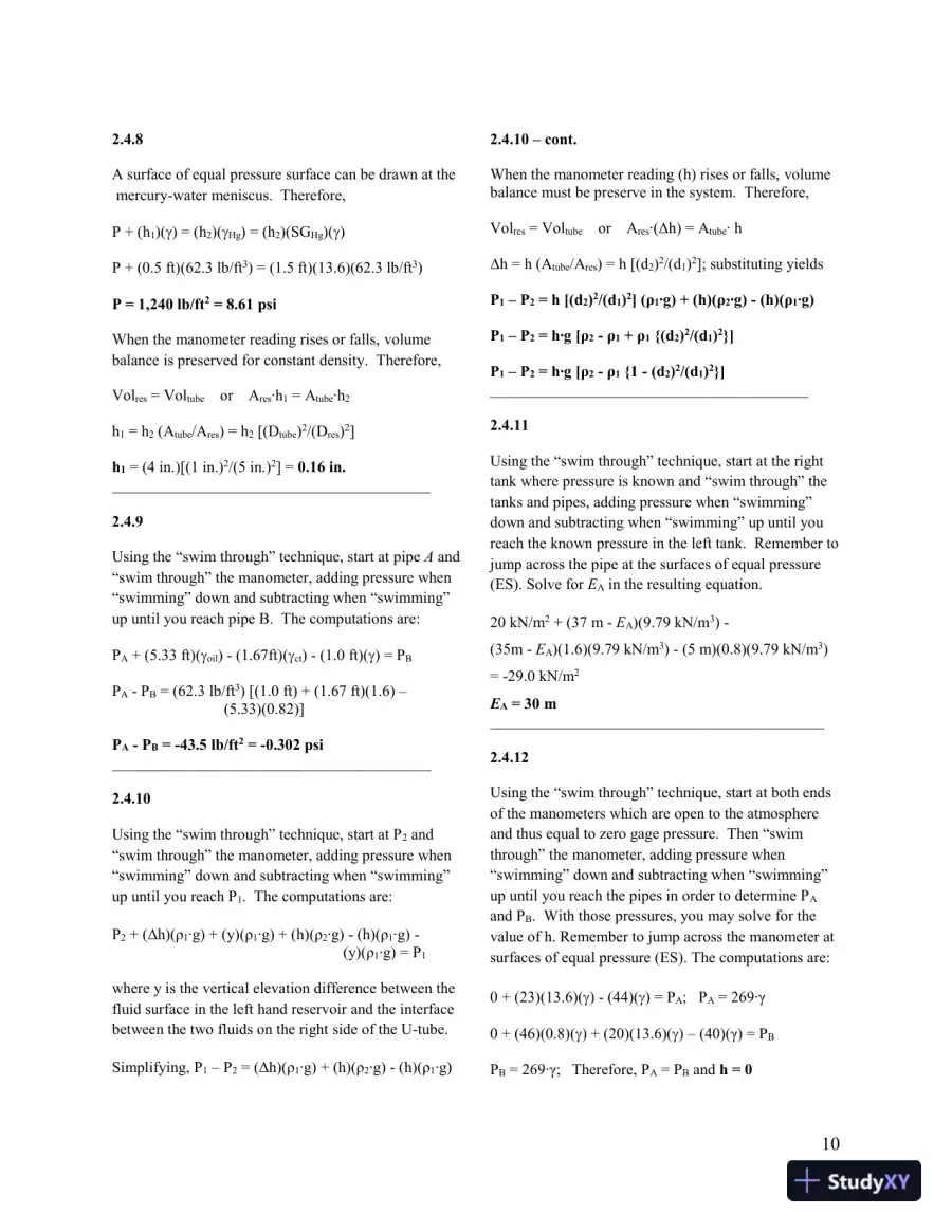 Solution Manual for Fundamentals of Hydraulic Engineering Systems, 5th Edition, page 13