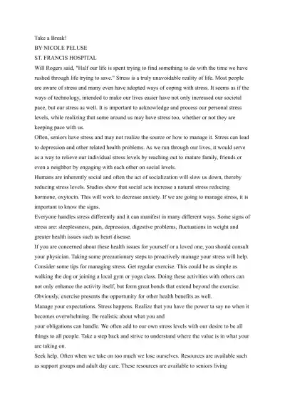 ENG 130 Take a Break Text Only Version1 - Page 1 preview image