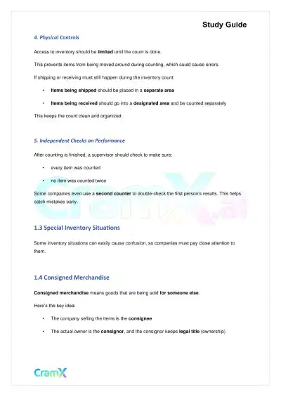 Accounting Principles I – Inventory - Page 3 preview image