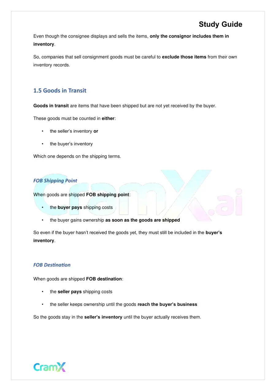 Accounting Principles I – Inventory, page 4