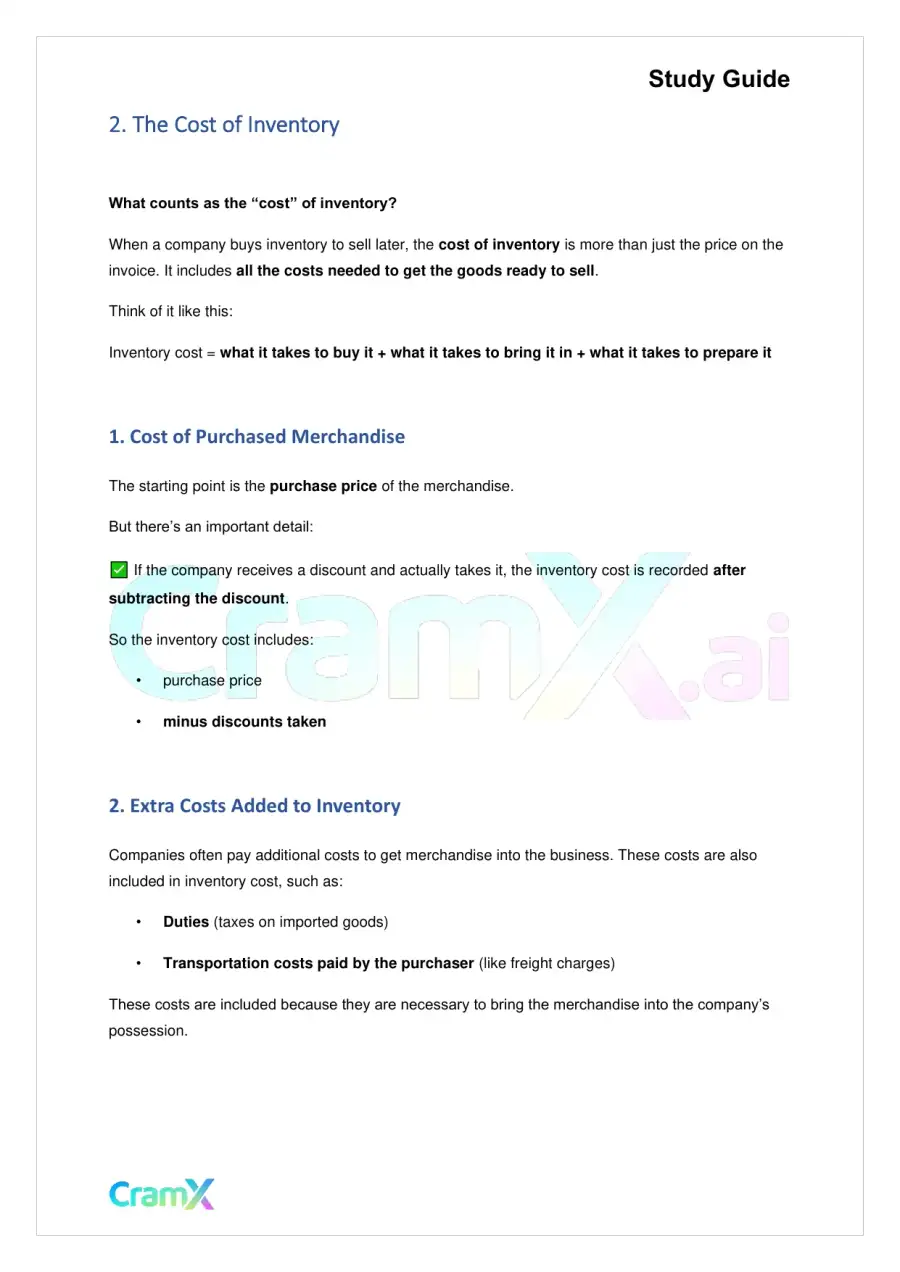 Accounting Principles I – Inventory, page 5