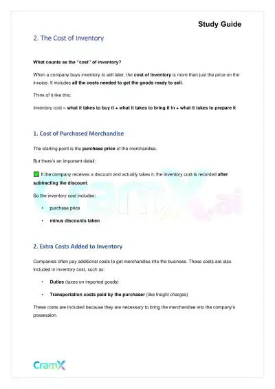 Accounting Principles I – Inventory - Page 5 preview image