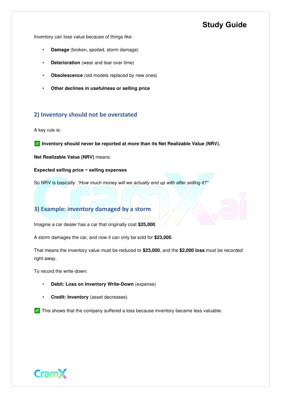 Accounting Principles I – Inventory, page 7