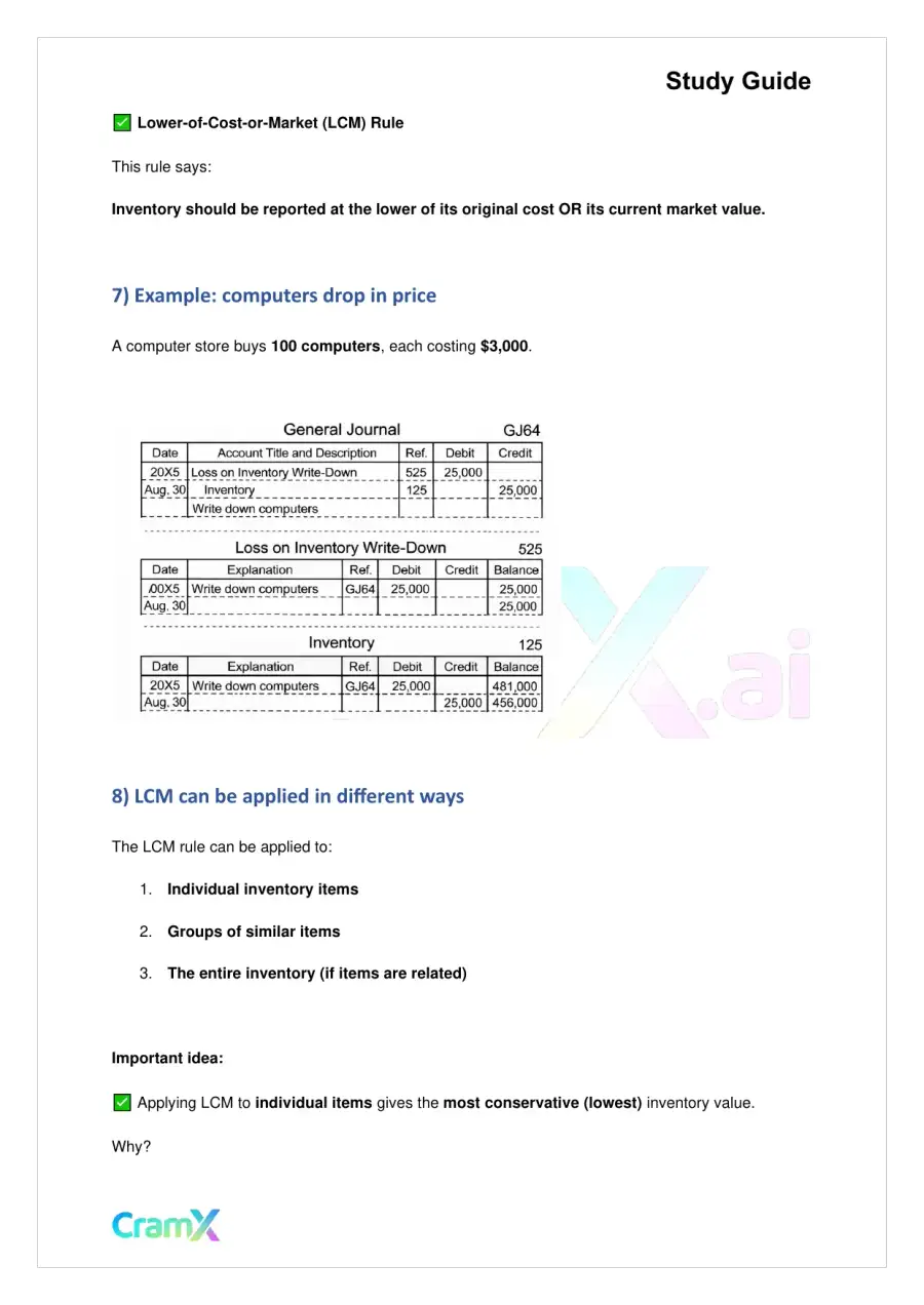 Accounting Principles I – Inventory, page 9