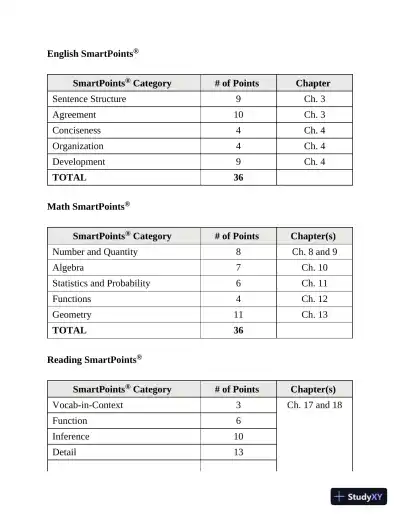 ACT Total Prep 2023: 2,000+ Practice Questions + 6 Practice Tests (2022) - Page 12 preview image