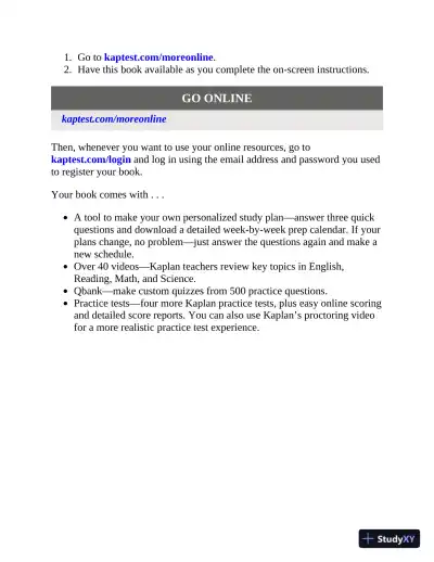 ACT Total Prep 2023: 2,000+ Practice Questions + 6 Practice Tests (2022) - Page 14 preview image