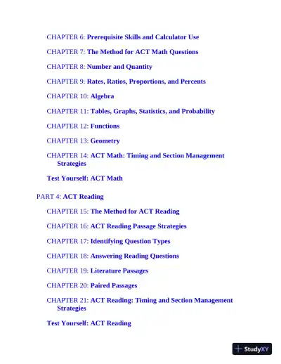 ACT Total Prep 2023: 2,000+ Practice Questions + 6 Practice Tests (2022) - Page 6 preview image