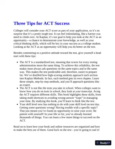 ACT Total Prep 2023: 2,000+ Practice Questions + 6 Practice Tests (2022) - Page 8 preview image