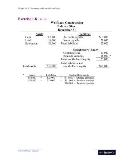 Solution Manual for Financial Accounting, 5th Edition - Page 14 preview image