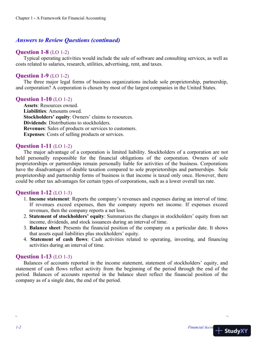 Solution Manual for Financial Accounting, 5th Edition, page 3