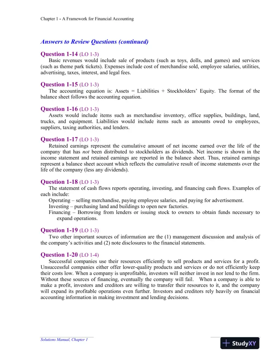 Solution Manual for Financial Accounting, 5th Edition, page 4