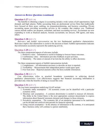 Solution Manual for Financial Accounting, 5th Edition - Page 6 preview image