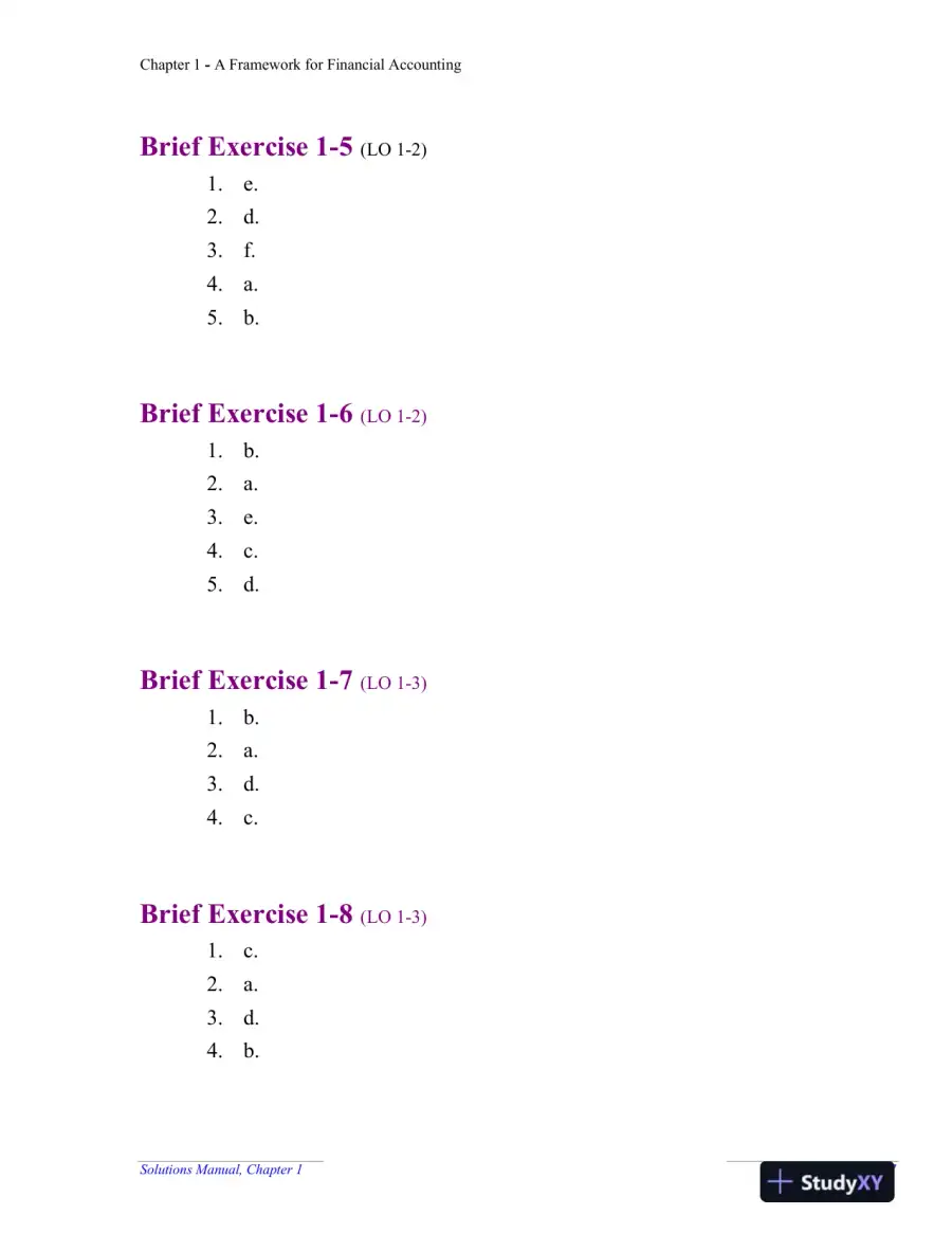 Solution Manual for Financial Accounting, 5th Edition, page 8