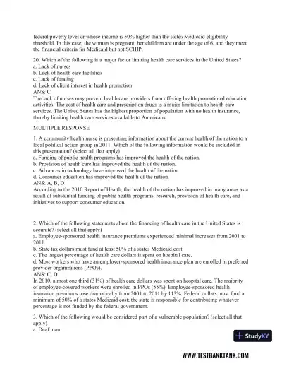 Health Promotion Throughout the Life Span 9th Edition Test Bank - Page 19 preview image