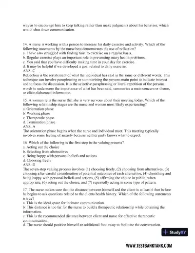 Health Promotion Throughout the Life Span 9th Edition Test Bank - Page 24 preview image