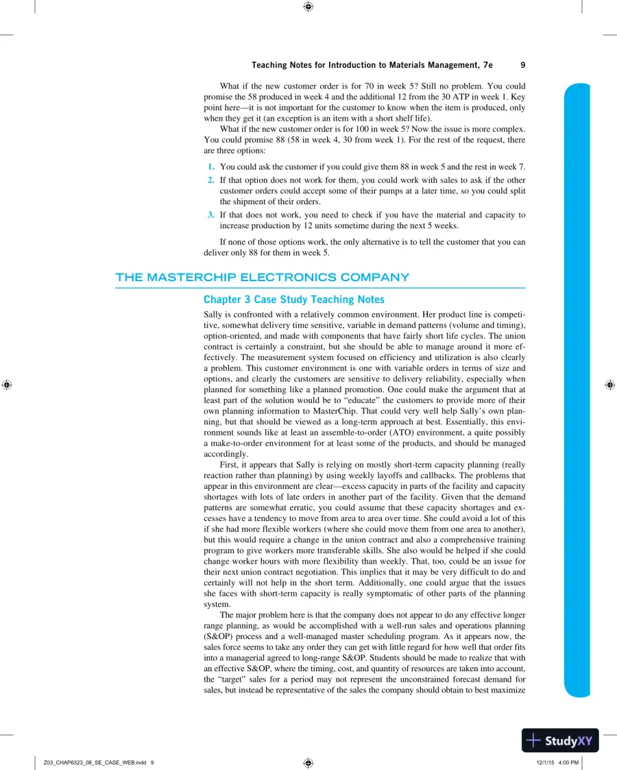 Revision Notes for Introduction to Materials Management, 8th Edition, page 10