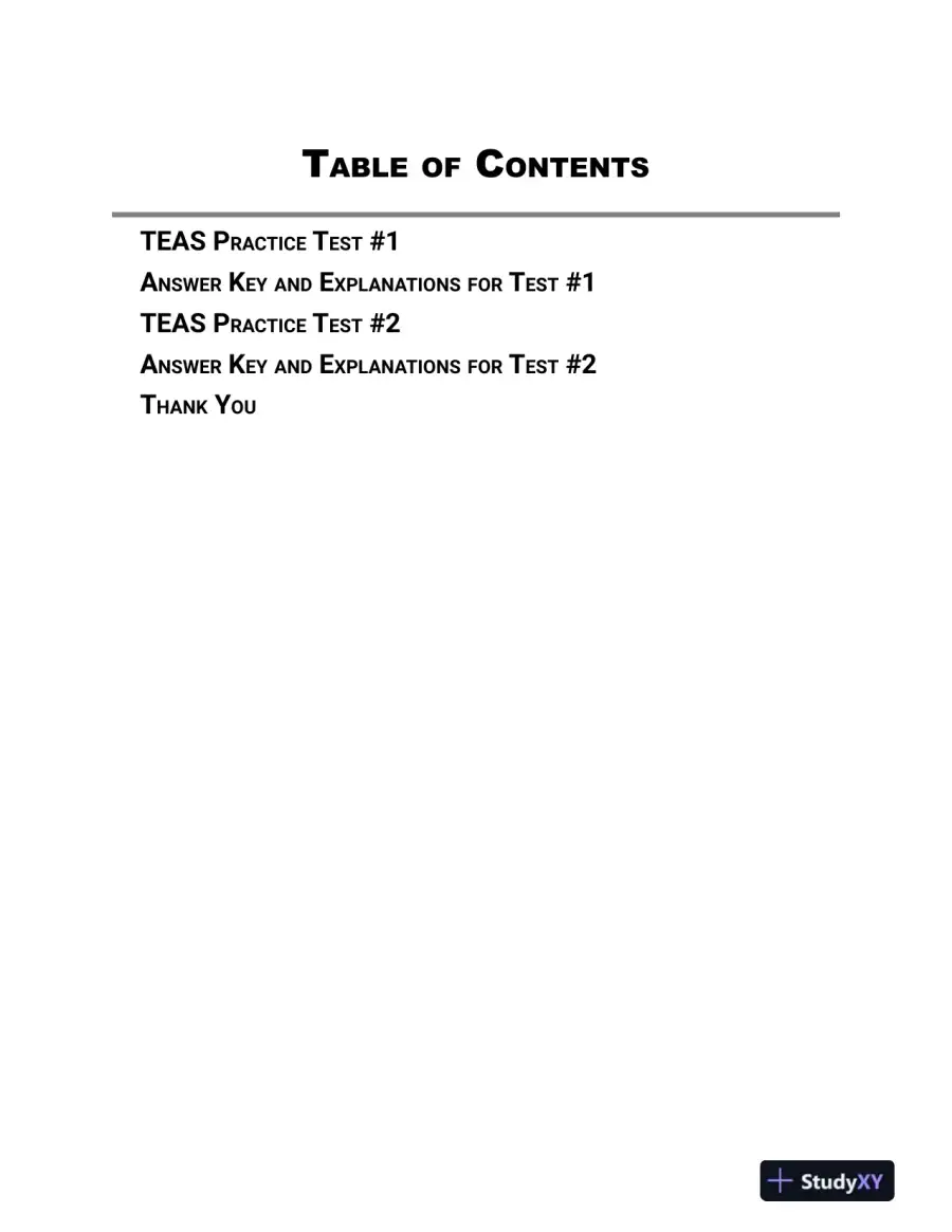 ATI TEAS Practice Questions: Two TEAS 6 Practice Tests, Sixth Edition (2019), page 10