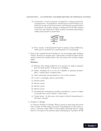 Solution Manual for Feedback Control of Dynamic Systems, 8th Edition - Page 10 preview image