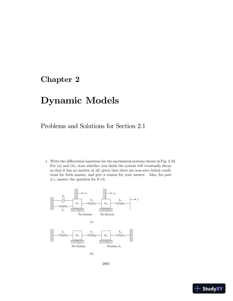 Solution Manual for Feedback Control of Dynamic Systems, 8th Edition, page 13