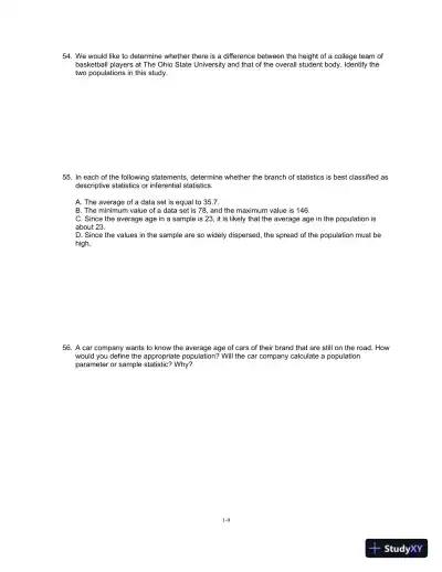 Essentials of Business Statistics: Communicating With Numbers 1st Edition Test Bank - Page 10 preview image