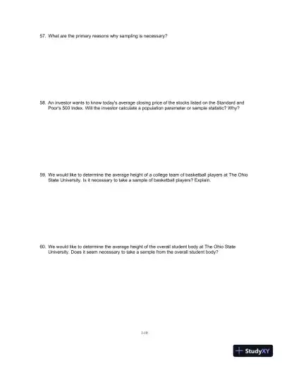 Essentials of Business Statistics: Communicating With Numbers 1st Edition Test Bank - Page 11 preview image