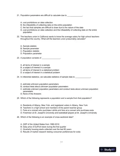 Essentials of Business Statistics: Communicating With Numbers 1st Edition Test Bank - Page 4 preview image
