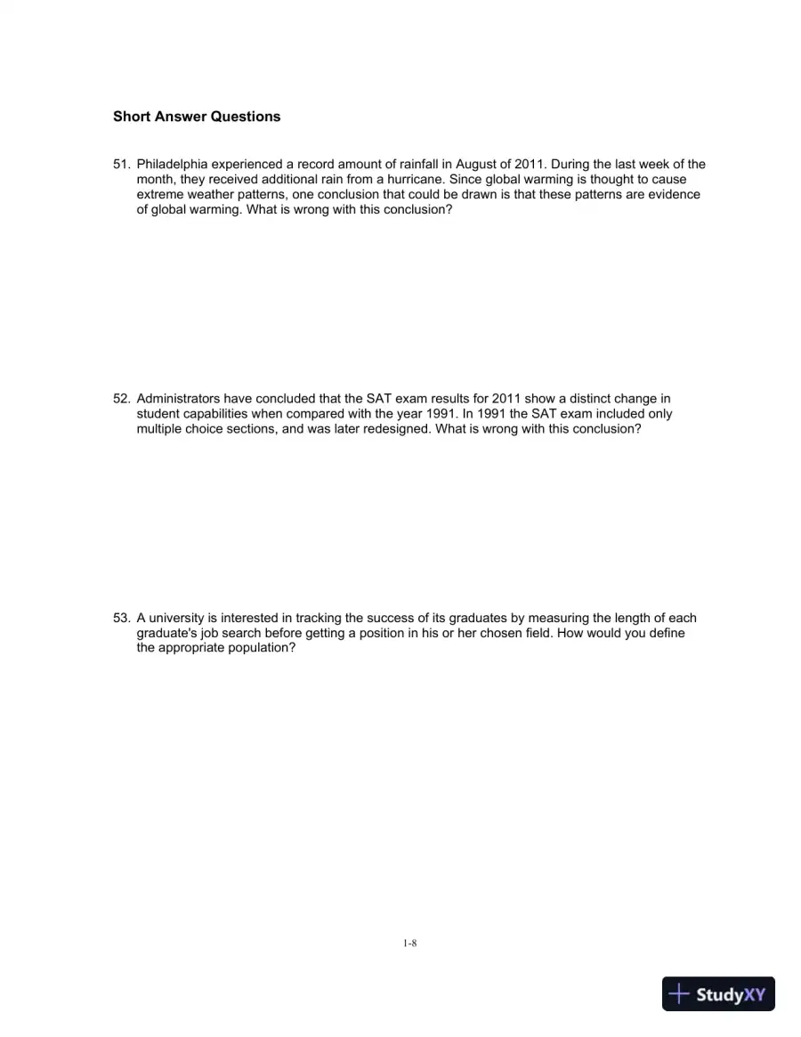 Essentials of Business Statistics: Communicating With Numbers 1st Edition Test Bank, page 9