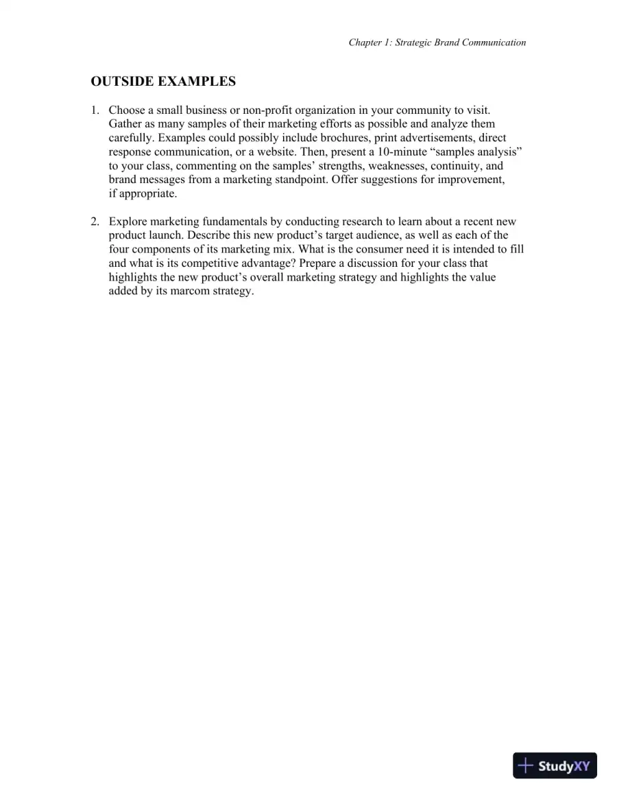 Advertising and  IMC: Principles and Practice, 11th Edition Solution Manual, page 21