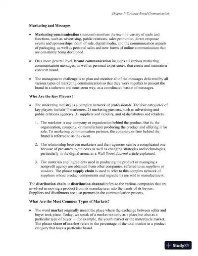 Advertising and IMC: Principles and Practice, 11th Edition Solution Manual - Page 4 preview image