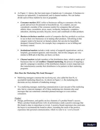 Advertising and IMC: Principles and Practice, 11th Edition Solution Manual - Page 5 preview image