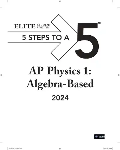 AP Physics 1 algebra based elite student edition (2024) - Page 5 preview image