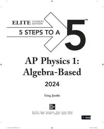 AP Physics 1 algebra based elite student edition (2024) - Page 7 preview image