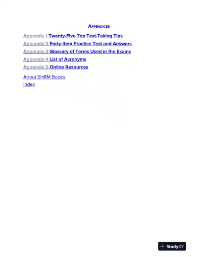 Ace Your SHRM Certification Exam: The OFFICIAL SHRM Study Guide for the SHRM-CP� and SHRM-SCP� Exams (2021) - Page 8 preview image