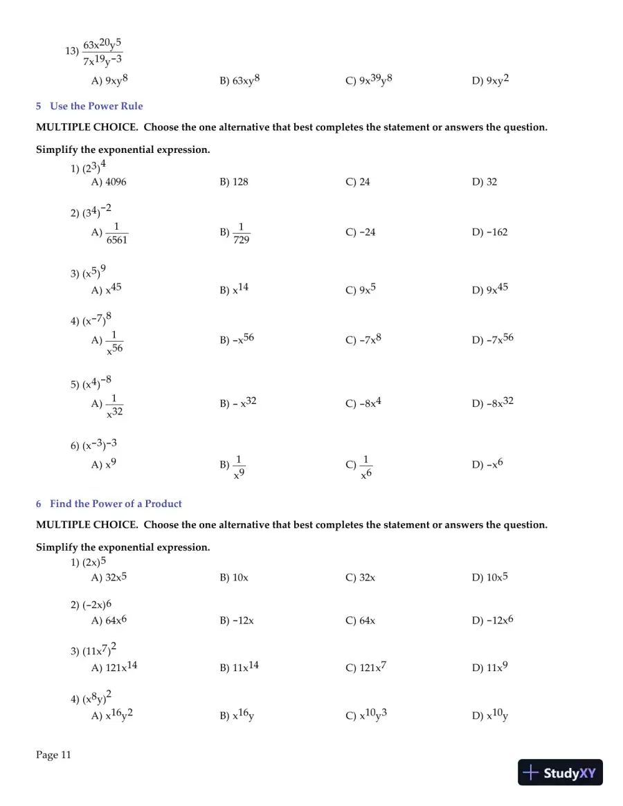 Test Bank for College Algebra Essentials, 5th Edition, page 12