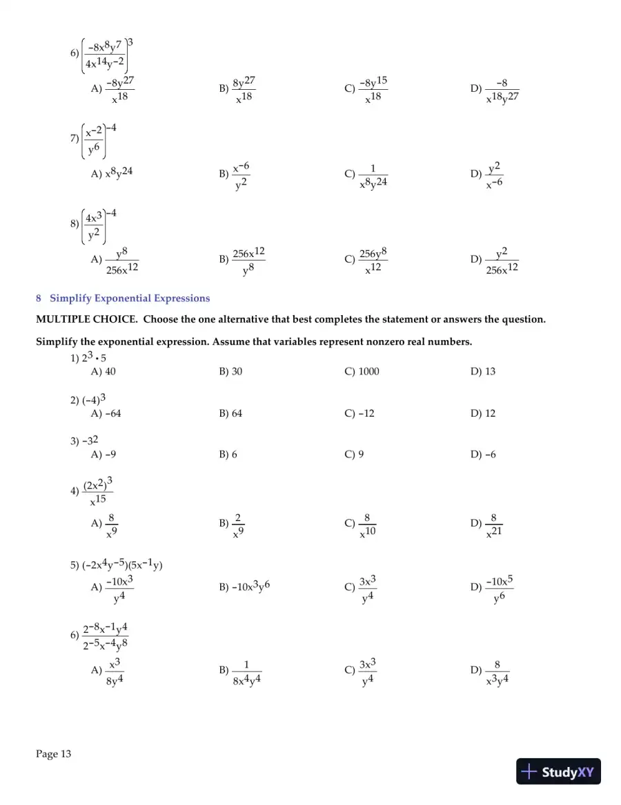 Test Bank for College Algebra Essentials, 5th Edition, page 14