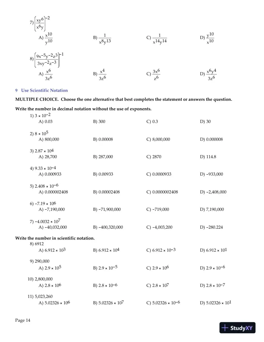 Test Bank for College Algebra Essentials, 5th Edition, page 15