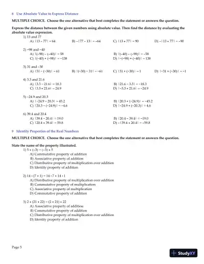 Test Bank for College Algebra Essentials, 5th Edition - Page 6 preview image
