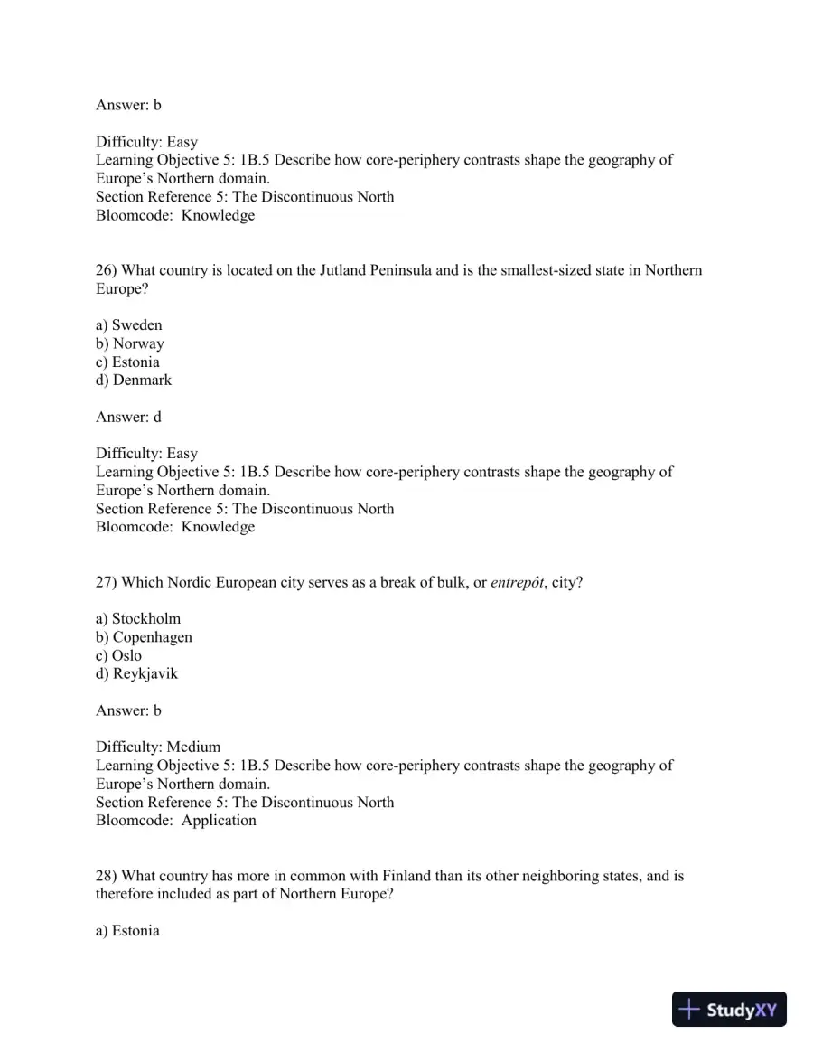Geography: Realms, Regions, and Concepts, 16th Edition Test Bank, page 11