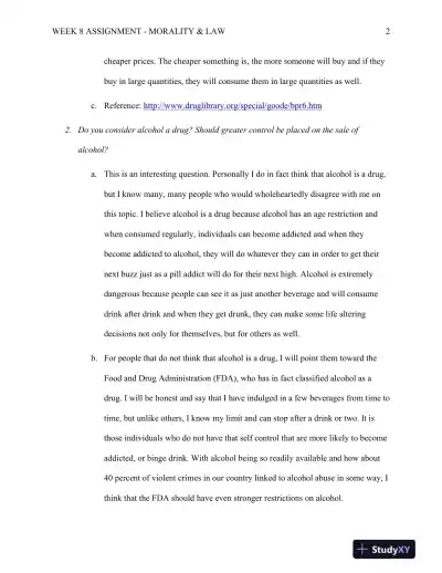 ADJ/215 Week 8 Assignment - Morality & Law - Page 3 preview image