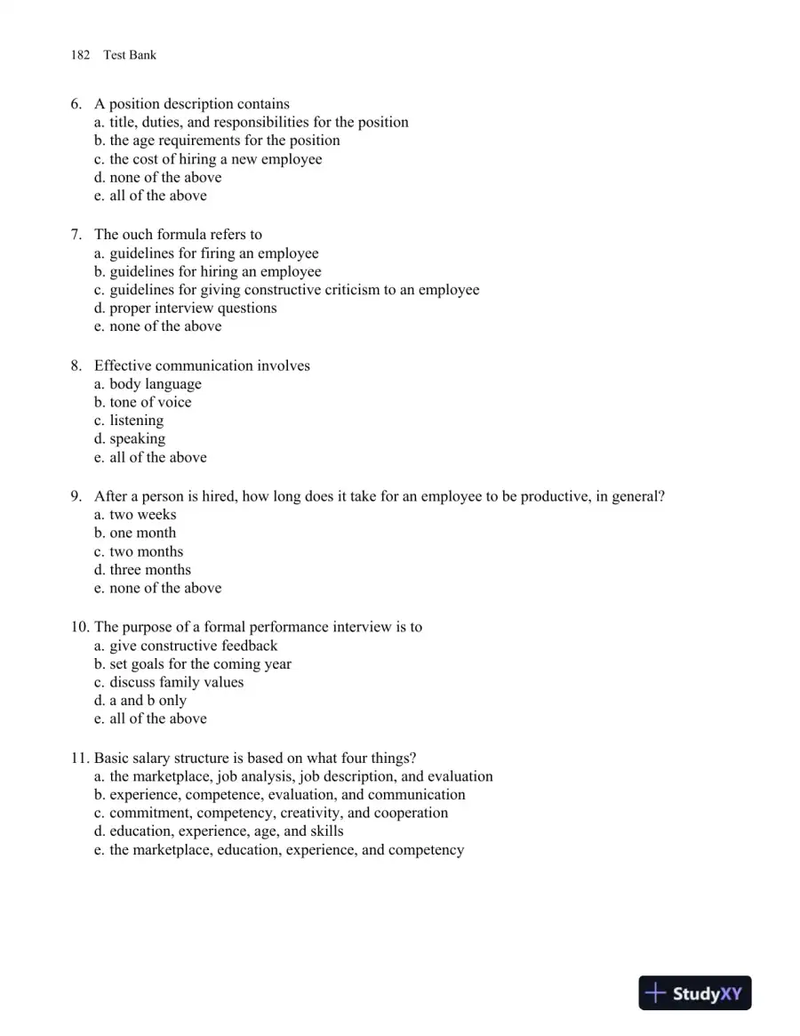Test Bank For Fundamentals of Law Office Management, 5th Edition, page 13