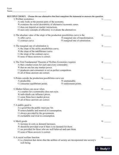 Public Finance in Canada 5th Edition Test Bank - Page 6 preview image