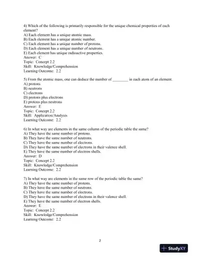 Test Bank For Campbell Biology In Focus, 2nd Edition - Page 13 preview image