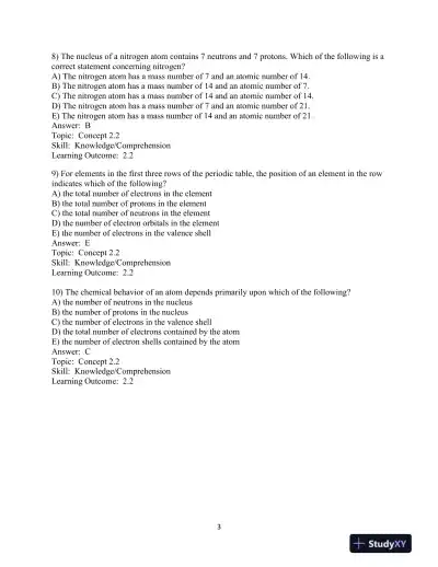Test Bank For Campbell Biology In Focus, 2nd Edition - Page 14 preview image