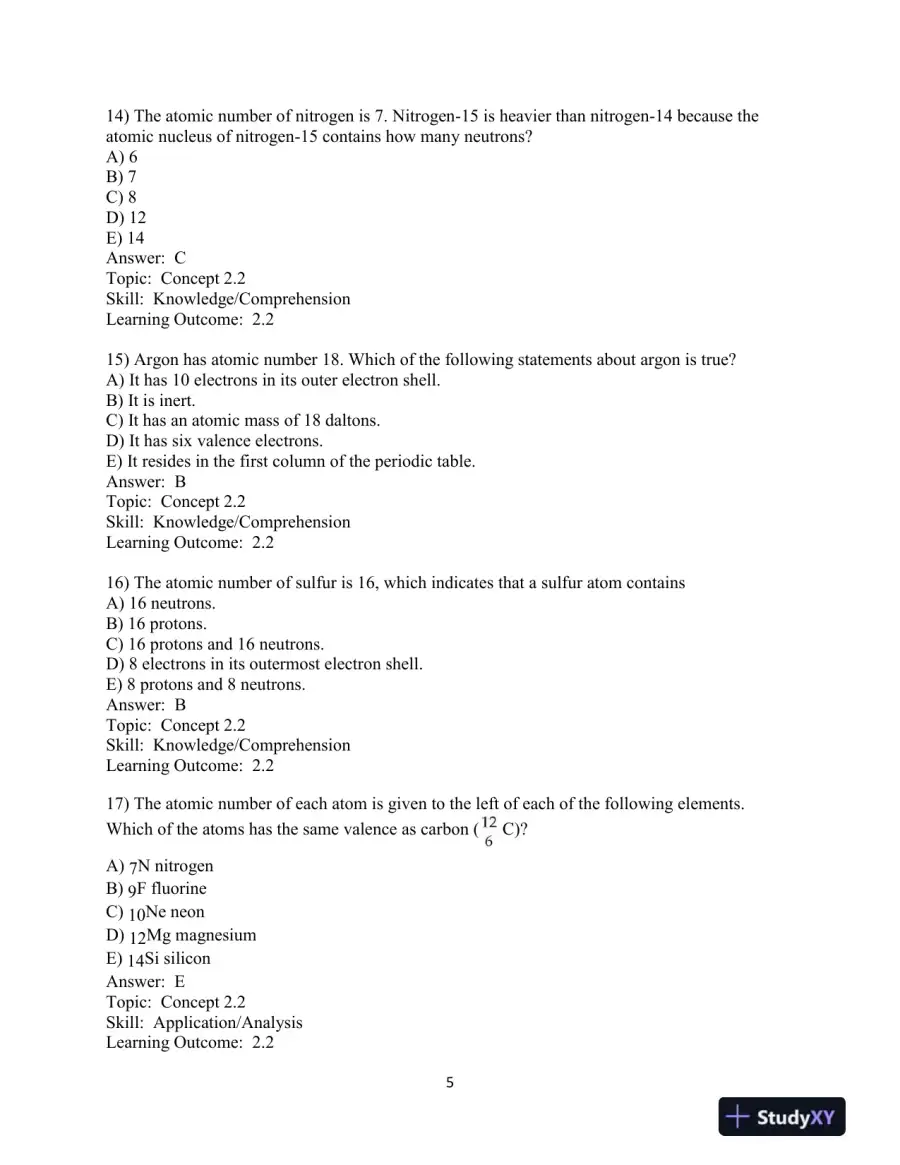 Test Bank For Campbell Biology In Focus, 2nd Edition, page 16