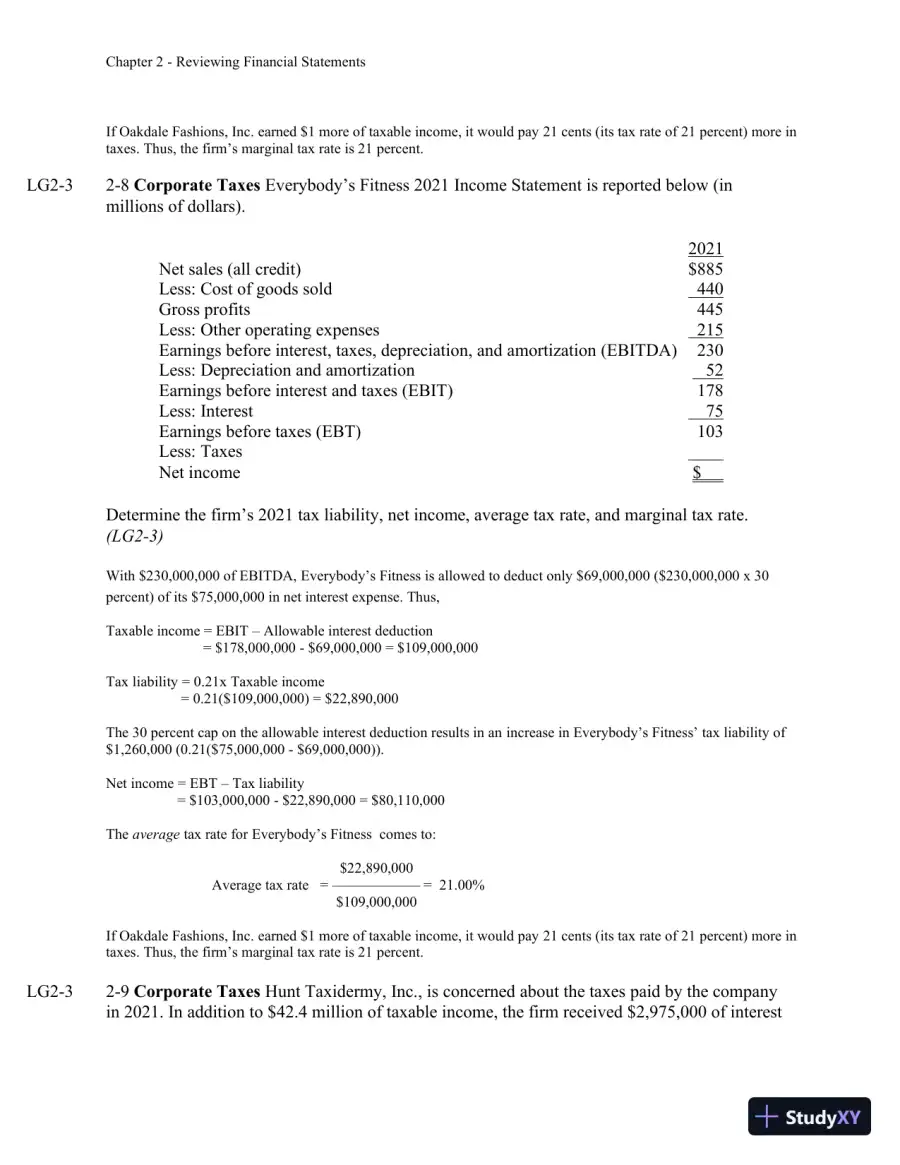 Solution Manual For Finance: Applications and Theory, 5th Edition, page 10