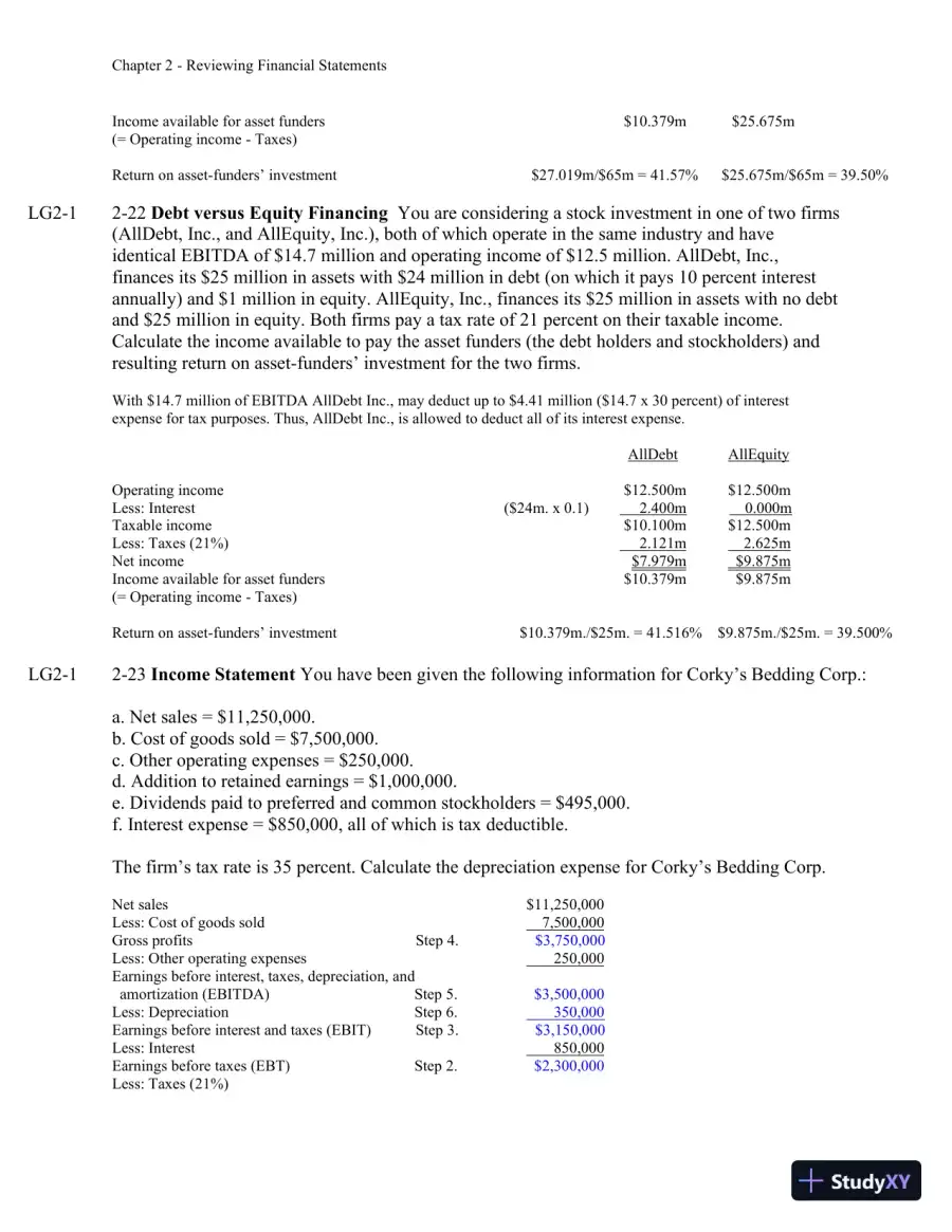 Solution Manual For Finance: Applications and Theory, 5th Edition, page 16