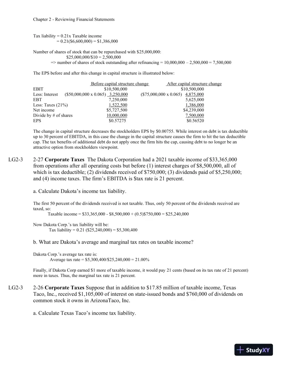 Solution Manual For Finance: Applications and Theory, 5th Edition, page 19