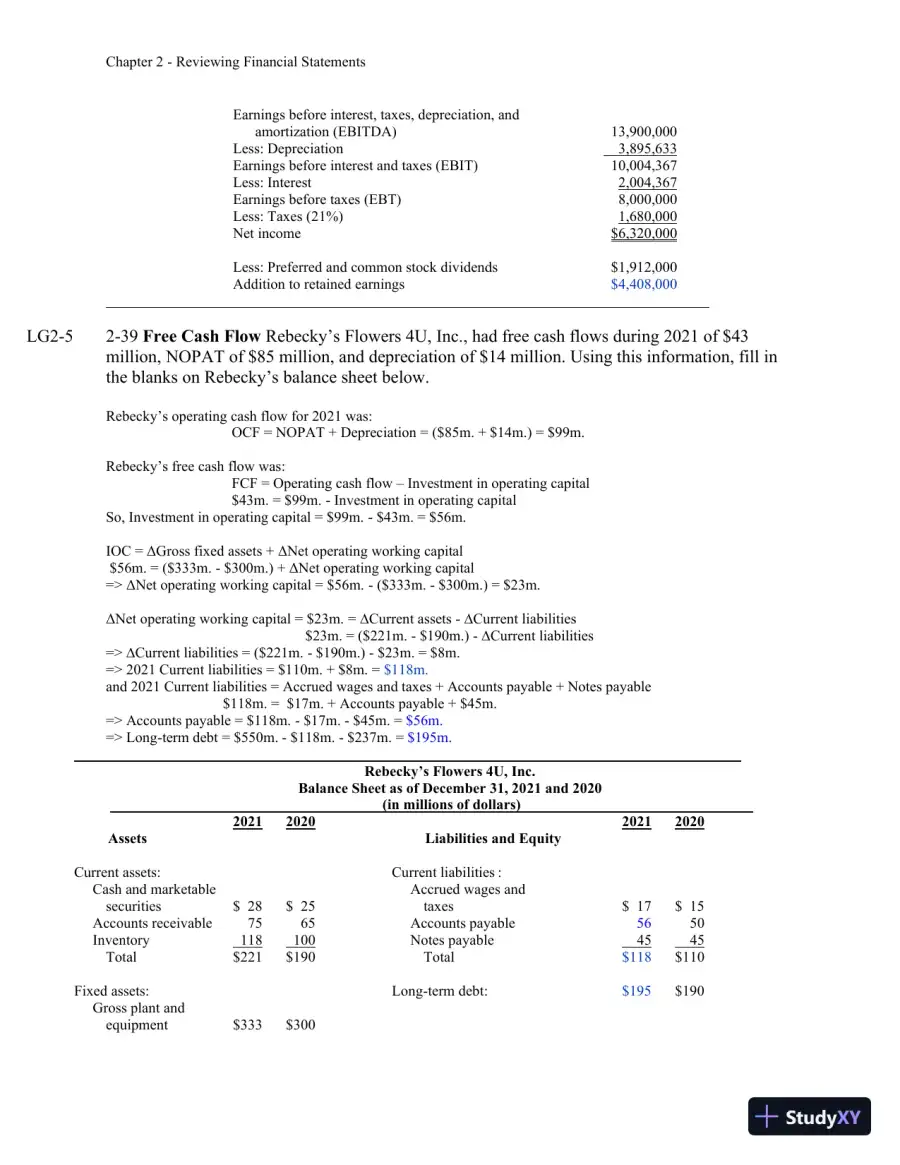 Solution Manual For Finance: Applications and Theory, 5th Edition, page 28