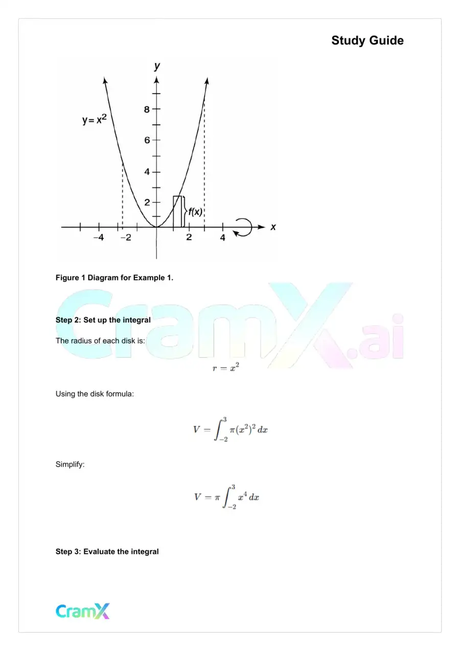 Calculus - Applications of the Definite Integral, page 3