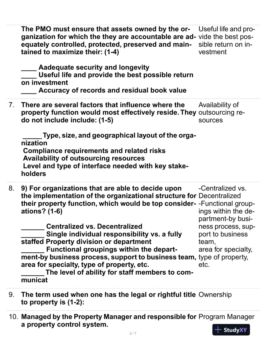 CPPS Comprehensive Practice Exam With Answers (33 Solved Questions), page 3